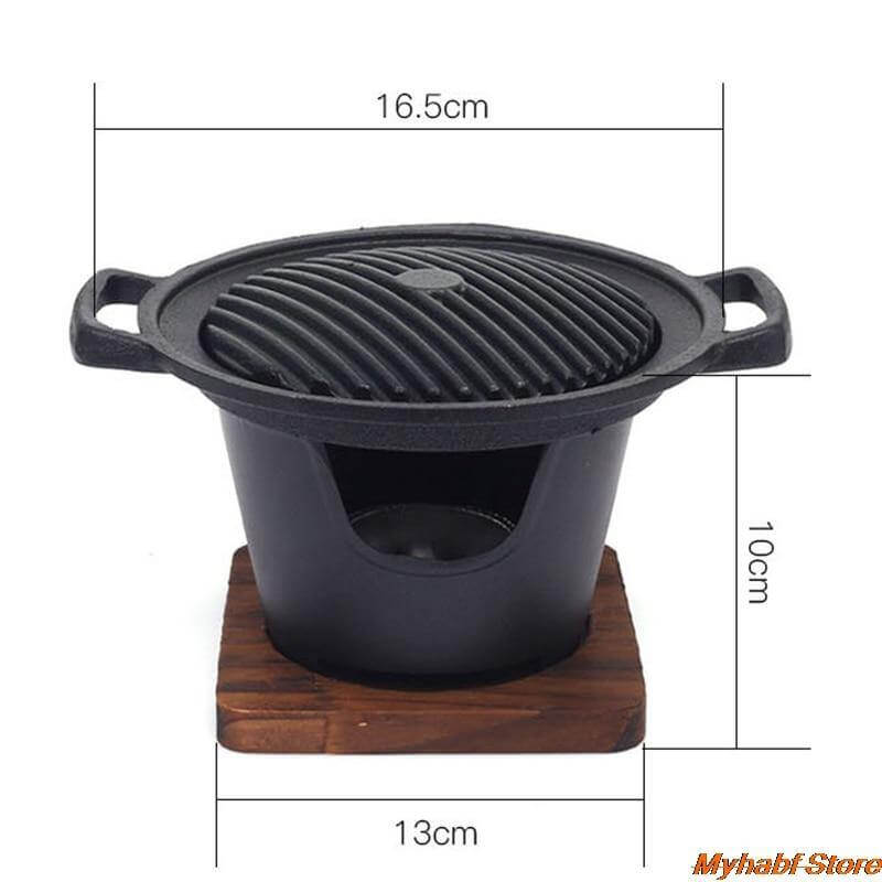 Mini japansk røykfri grillbord | Skanto