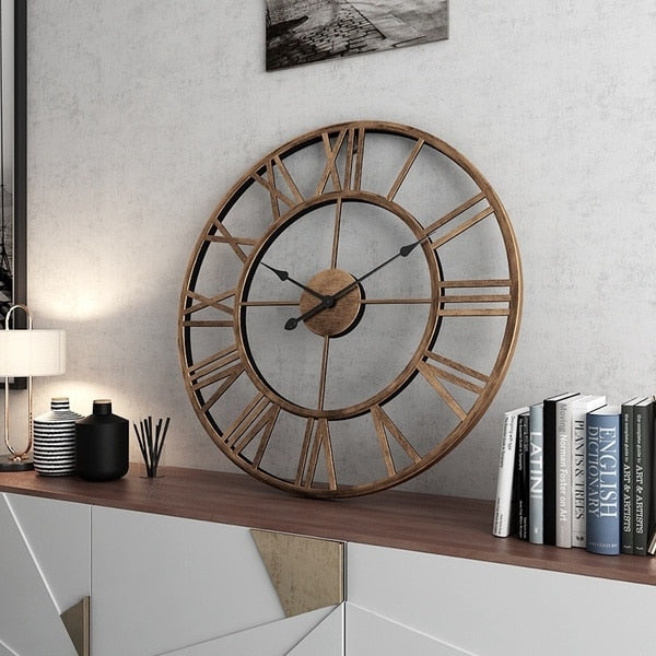 Skanto | 3D Store romerske tall veggklokke Hjem