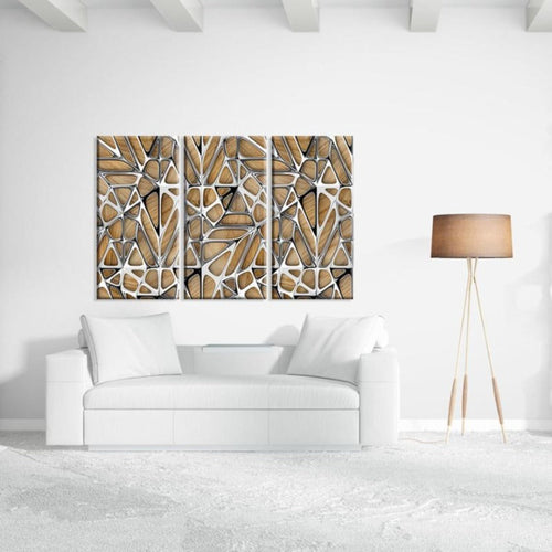Abstract Wood | Canvas Wall Art Painting | Skanto