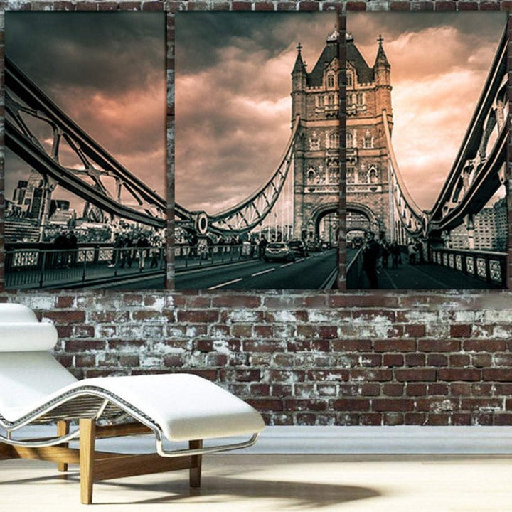 London Tower Bridge - Lerret Veggkunst Maleri