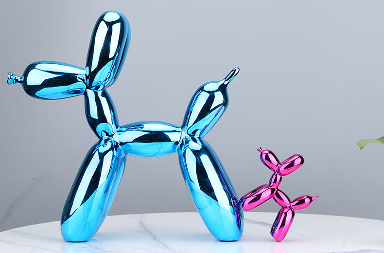 Nordic Resin Balloon Dog Figurer | Skanto