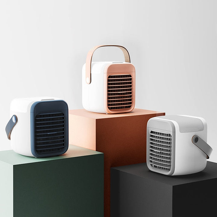 Skanto | Mini luftkjøler med rask ventilasjon, USB-oppladbar