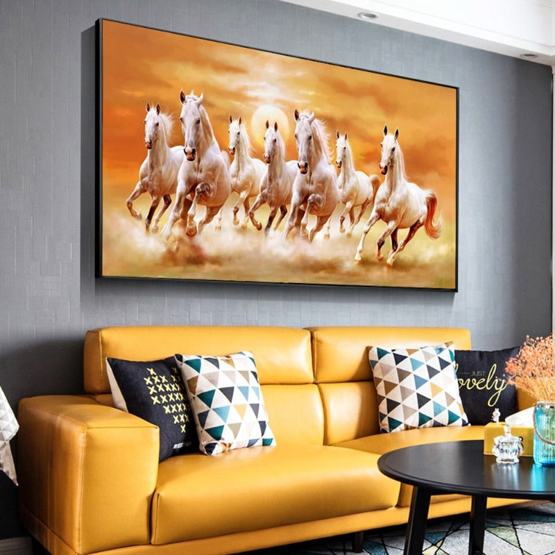 Horse Runner - Lerret Veggkunst Maleri