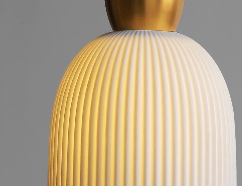 Moderne nordisk keramik-pendellamper