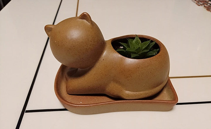 Elefant Minimalistisk Keramikk Blomsterpotte | Skanto