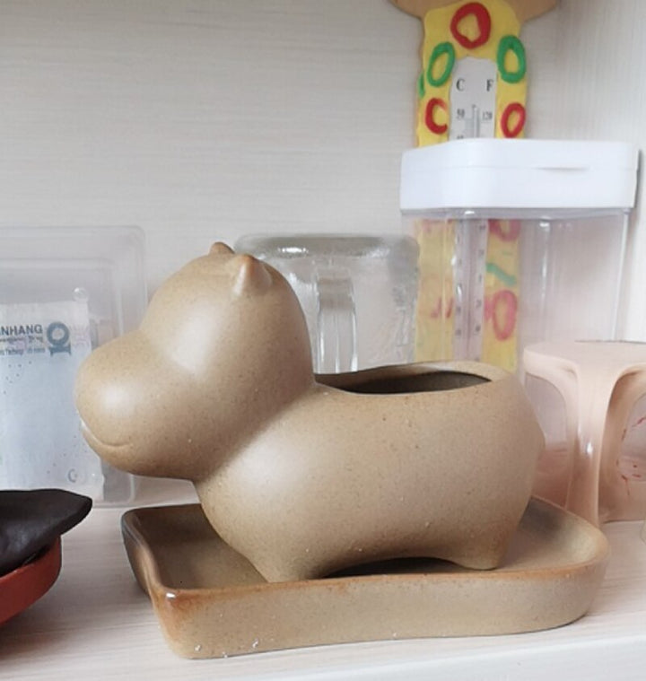 Elefant Minimal Keramisk Skantoomsterpotte | Skanto