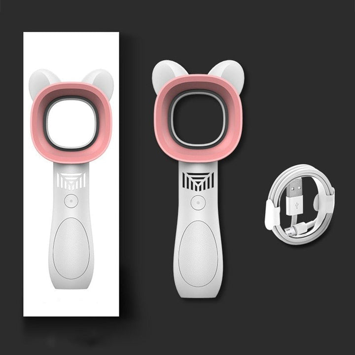 Moderne Oppladbar Mini Katt Bladeless Vifte | Skanto