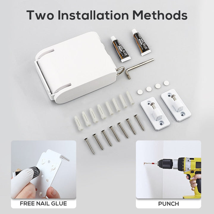 Punch-Free InvisiSkantoe RetractaSkantoe Tørkesnor