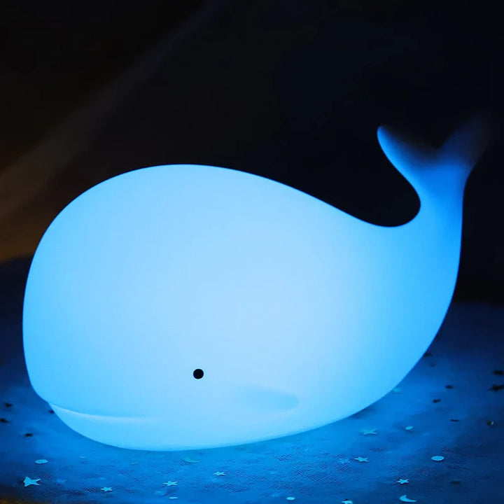 Søt hval nattlys med fargeforandring - GlowWhale | Skanto