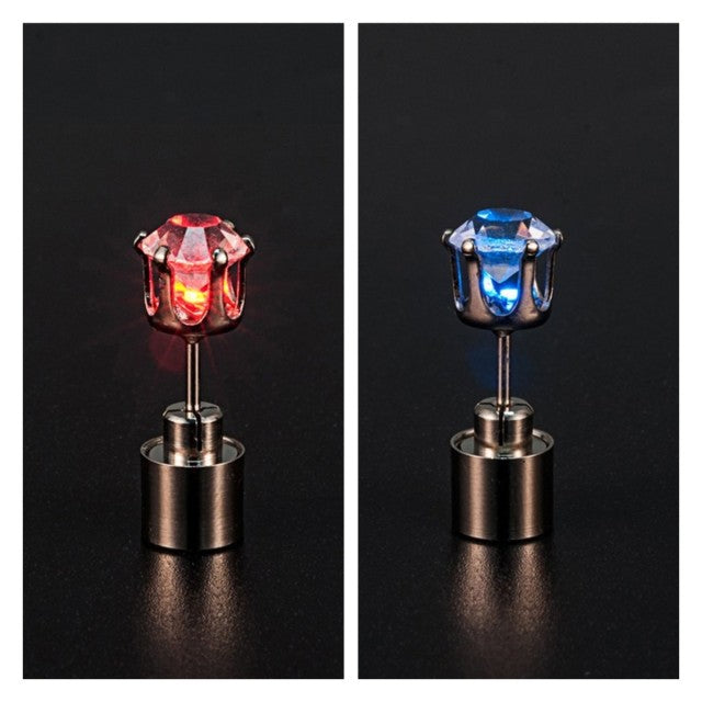 Skanto | Koreansk stil LED fargerike zircon øreringer