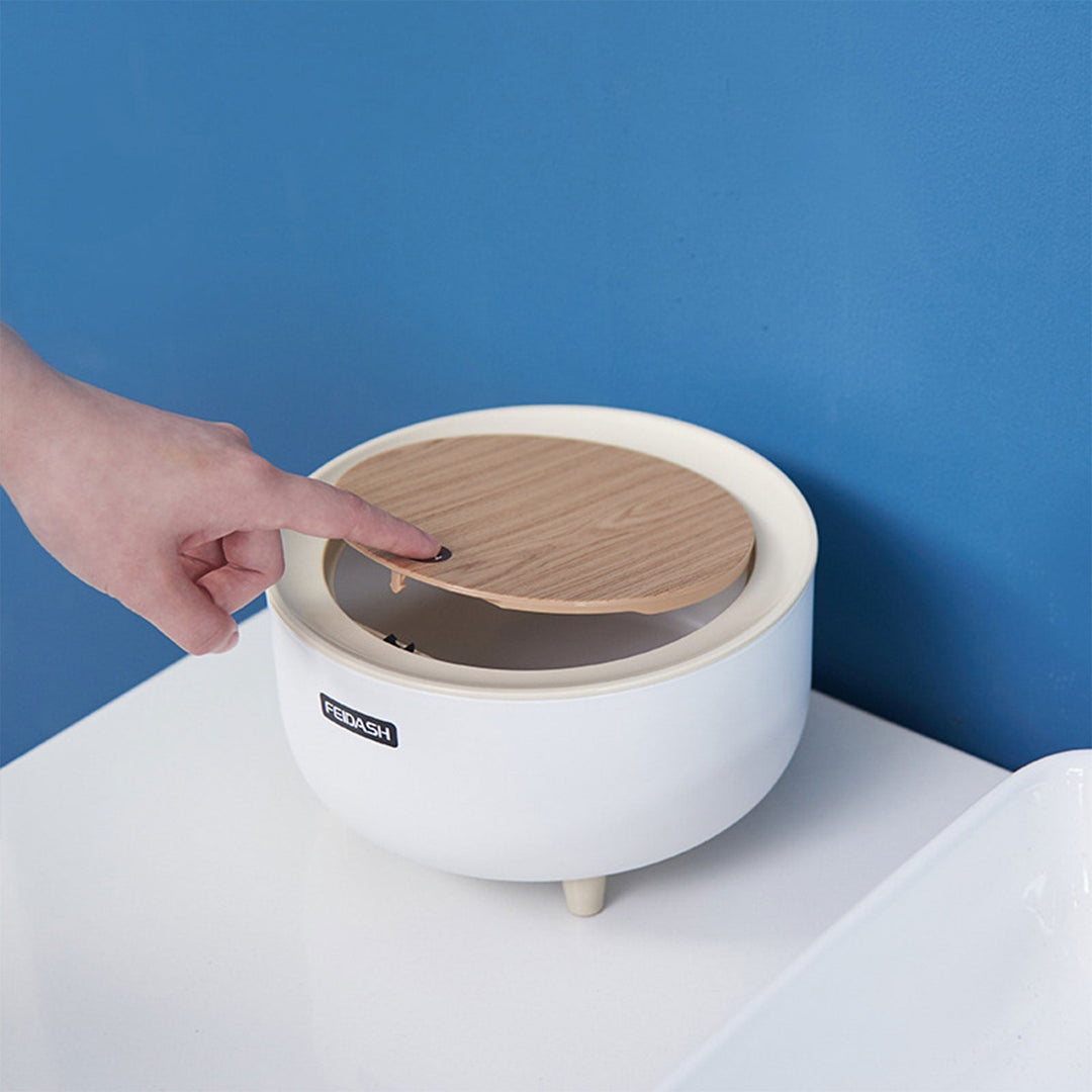 Desktop Elegant Mini Skli-sikker Søppelbøtte | Skanto