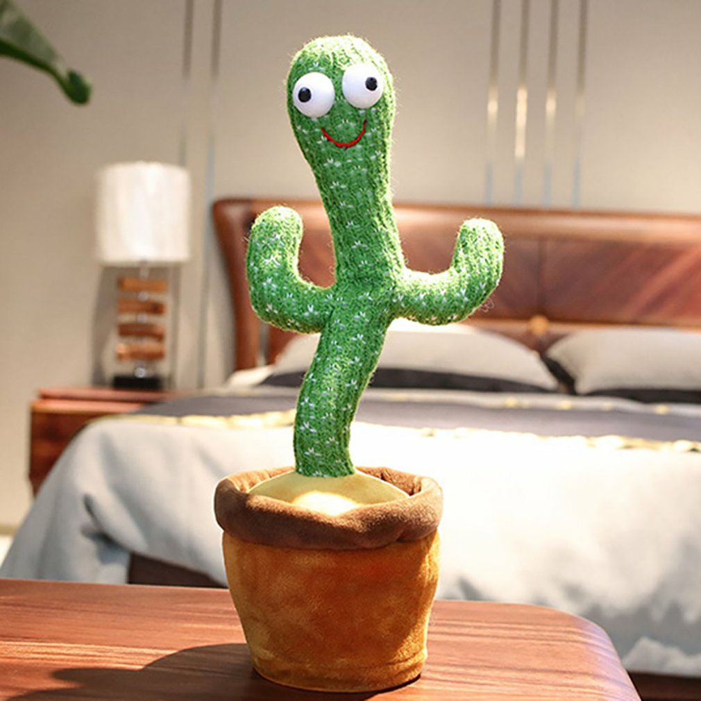 Dancing Cactus | Interaktiv Dansende Kaktus Plysj Leke | Skanto