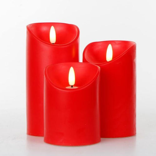 3stk Fjernkontrollert LED Flammefri Stearinlys | Skanto