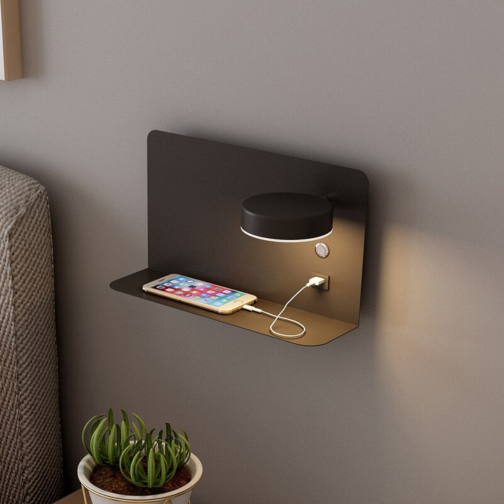Skanto | LED Senge lampe vegglampe med USB-lader