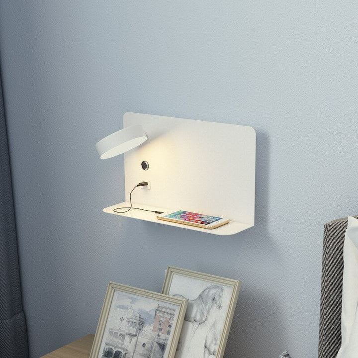 Skanto | LED Senge lampe vegglampe med USB-lader