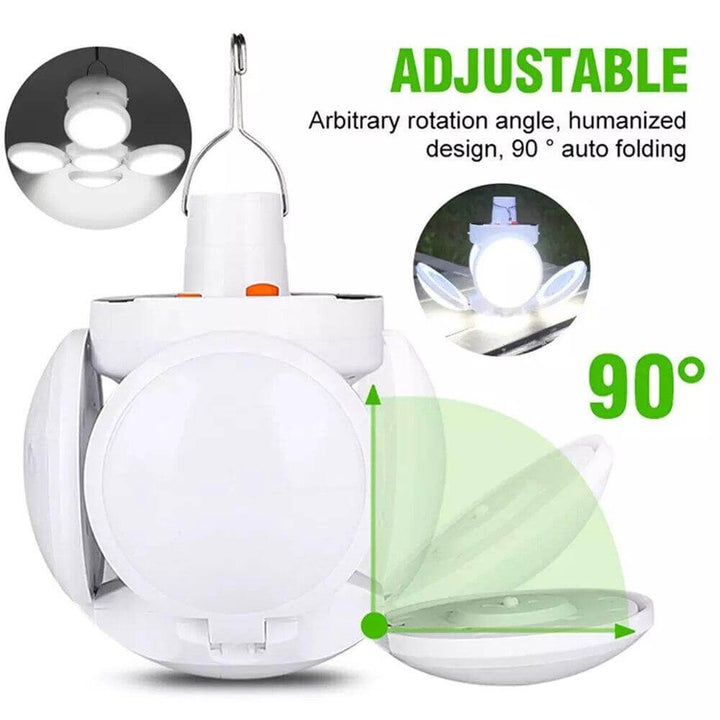 Vanntett oppladbar solcelle campinglampe | Skanto