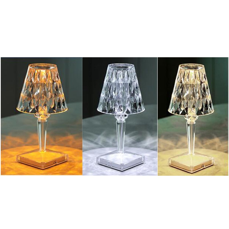 Diamond Akryl Bordlampe | Skanto