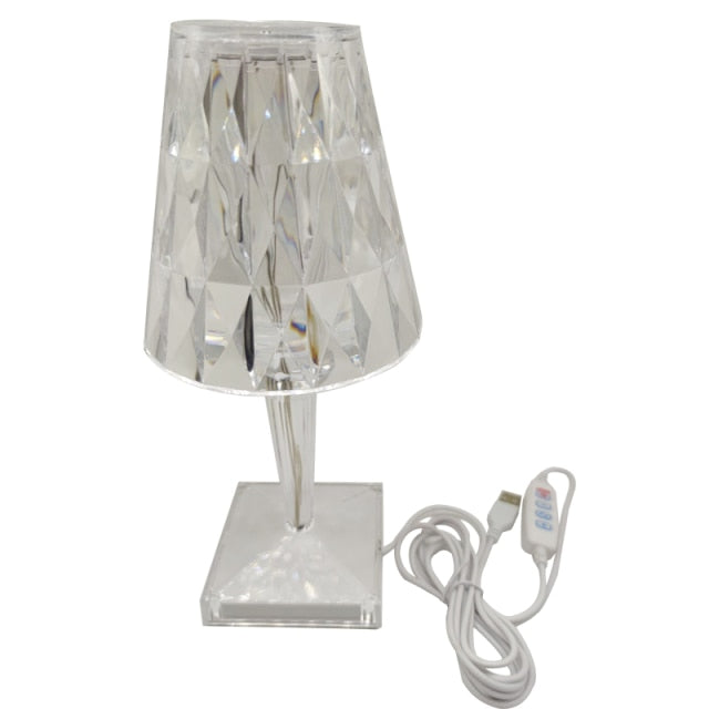 Diamond Akryl Bordlampe | Skanto