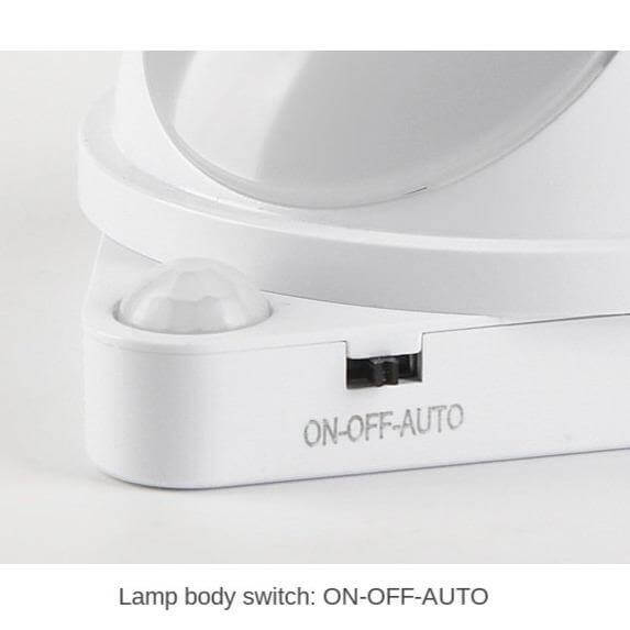 360 Grad Roterende Vanndråpe Kroppssensor Oppladbar Lampe | Skanto