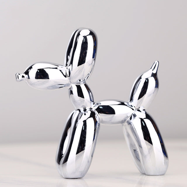 Nordic Resin Balloon Dog Figurer | Skanto