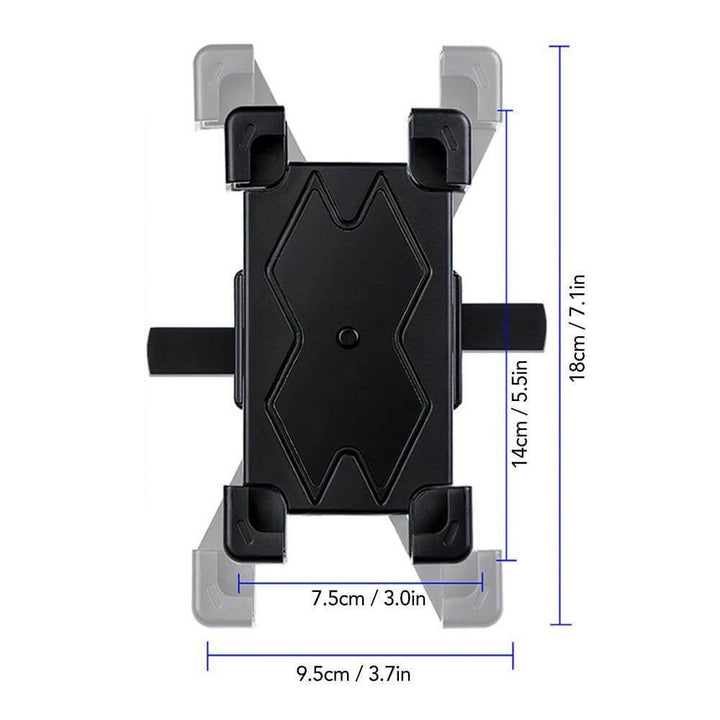 Justerbar 360 Automatisk Sykkel Telefonholder | Skanto