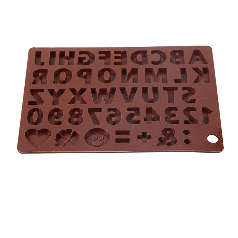Skanto | 3D Alfabet Silikon DIY Sjokoladeform