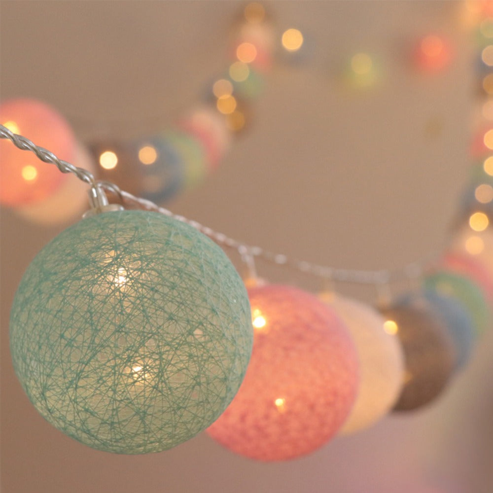 Skanto | LED Bomull Ball Lysstyrker