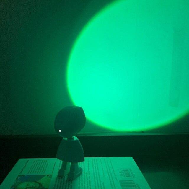Skanto | Atmosfærisk Solnedgang Robot Lampe LED