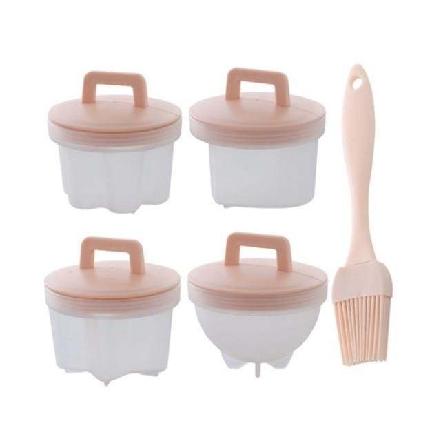 Skanto | 4pcs Silikon Dampkokkeg Egg Cooker