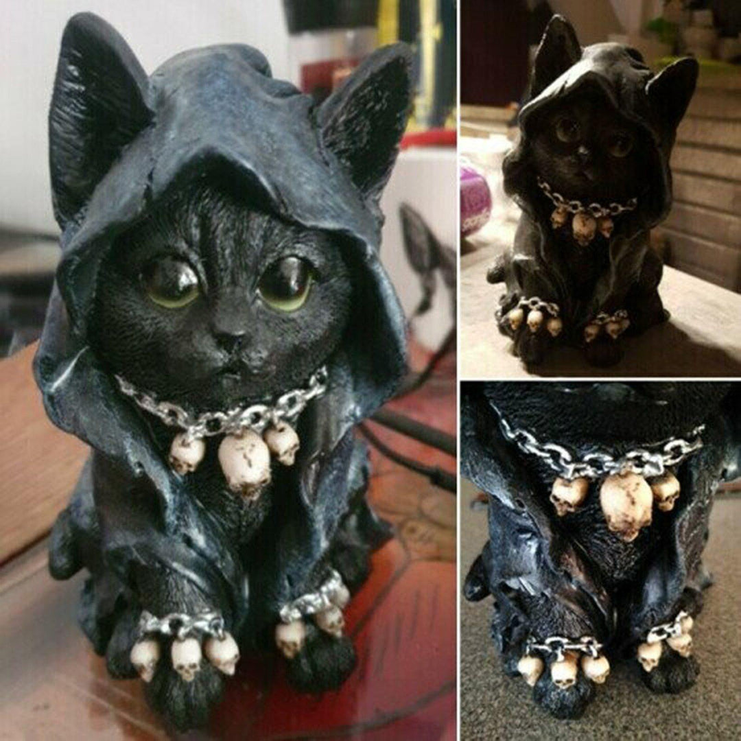 Resin Skantoack Katt Statue Dekor | Skanto