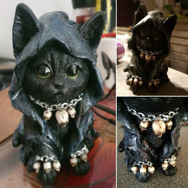 Resin Skantoack Katt Statue Dekor | Skanto