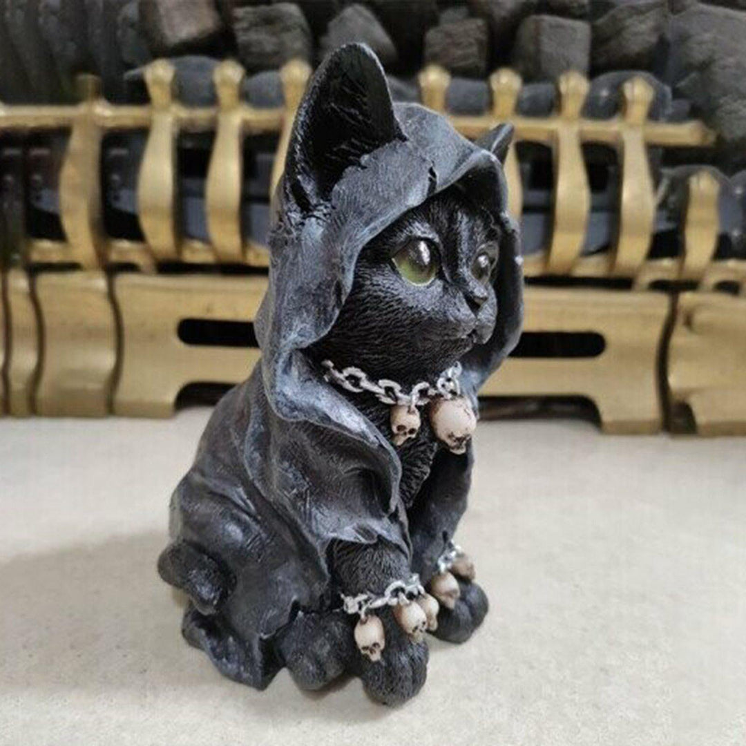 Resin Skantoack Katt Statue Dekor | Skanto