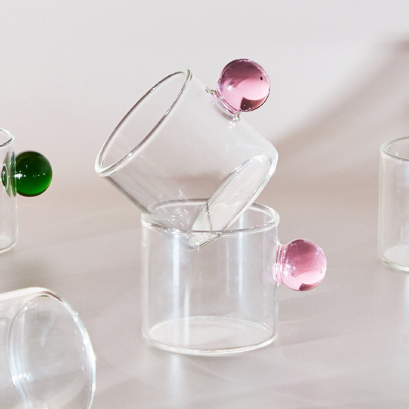 Globe Håndtak Glass Espresso Kopp | Skanto