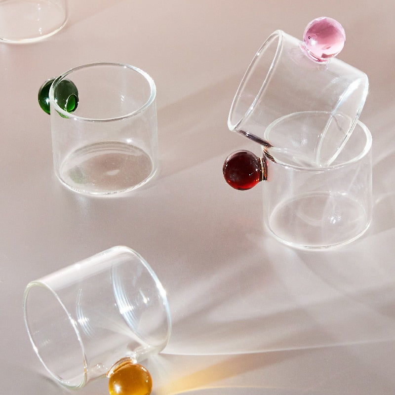 Globe Håndtak Glass Espresso Kopp | Skanto