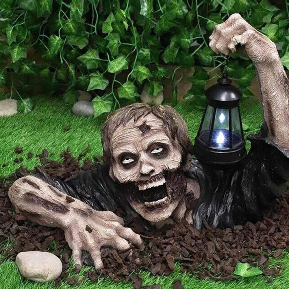 Zombie Statue Halloween Dekorasjon | Skanto