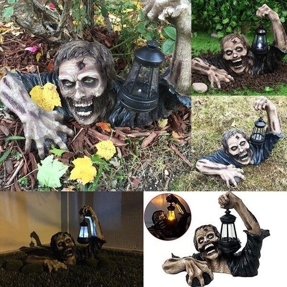 Zombie Statue Halloween Dekorasjon | Skanto