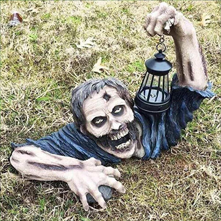 Zombie Statue Halloween Dekorasjon | Skanto