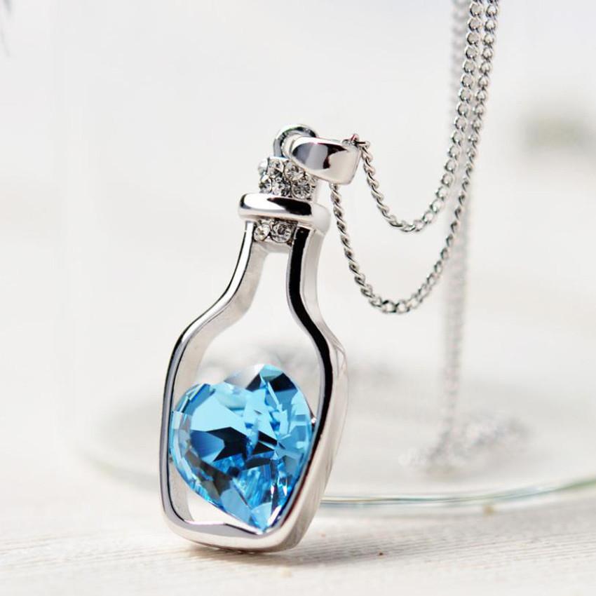 Love in a Bottle - Crystal Necklace | Skanto