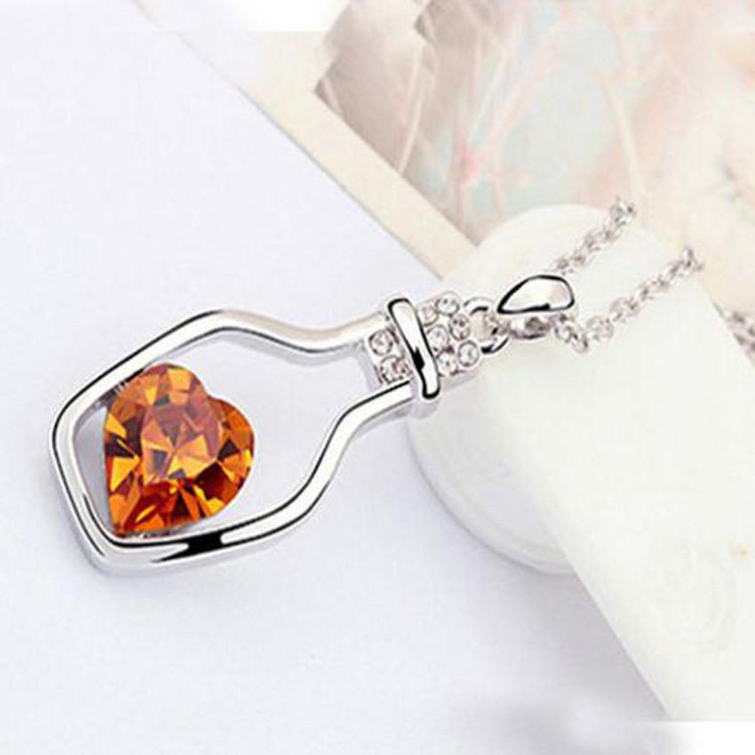 Love in a Bottle - Crystal Necklace | Skanto