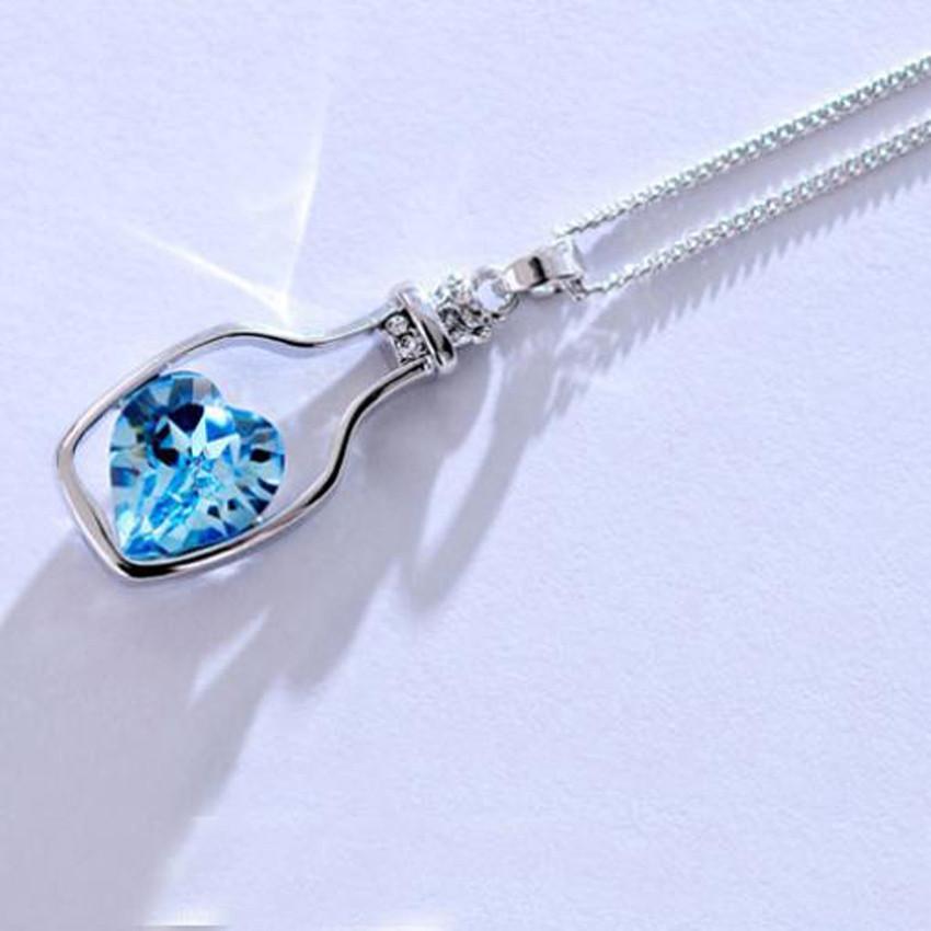 Love in a Bottle - Crystal Necklace | Skanto