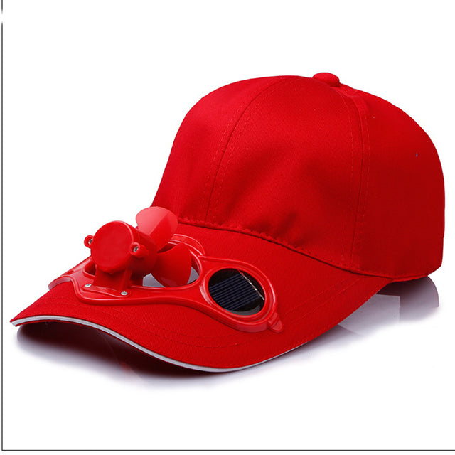 Solar Fan Sommer Utendørs Baseball Caps | Skanto