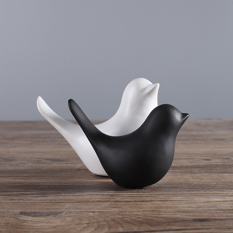 Nordic Creative Keramiske Fuglefigurer | Skanto