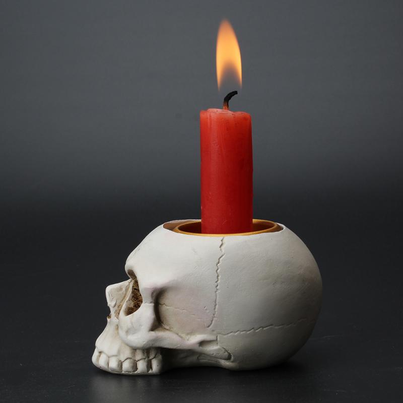 Mini Skull Head Candle Holder Mold | Skanto