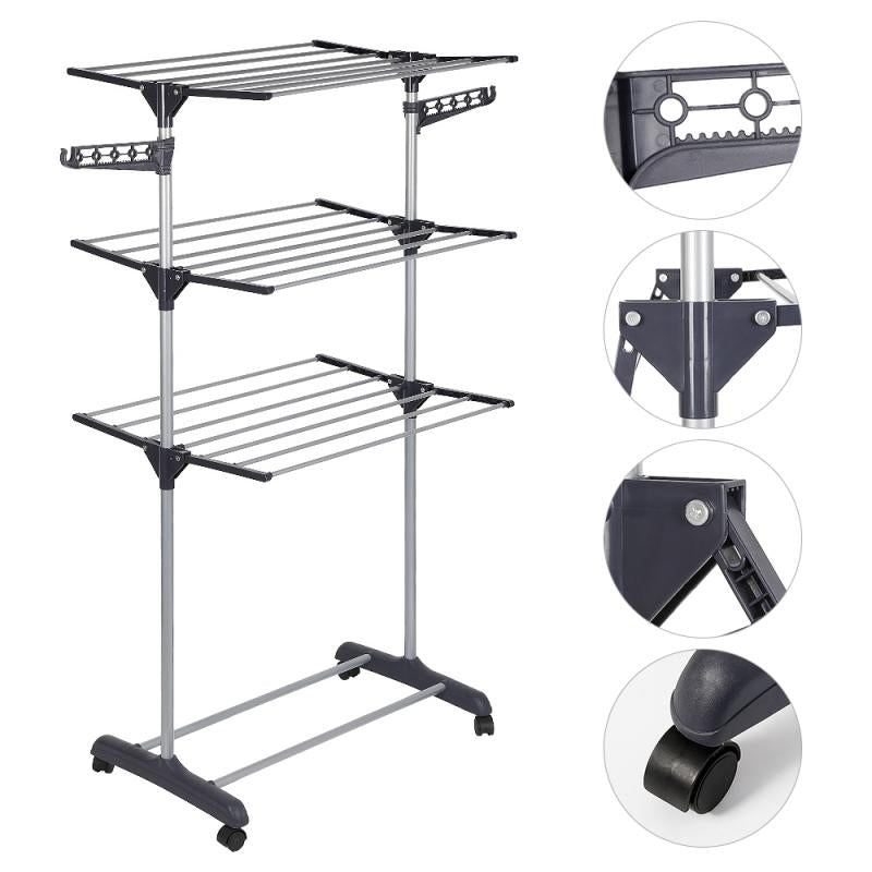 FoldaSkantoe Multi-Layer Klestativ Henger Rack | Skanto