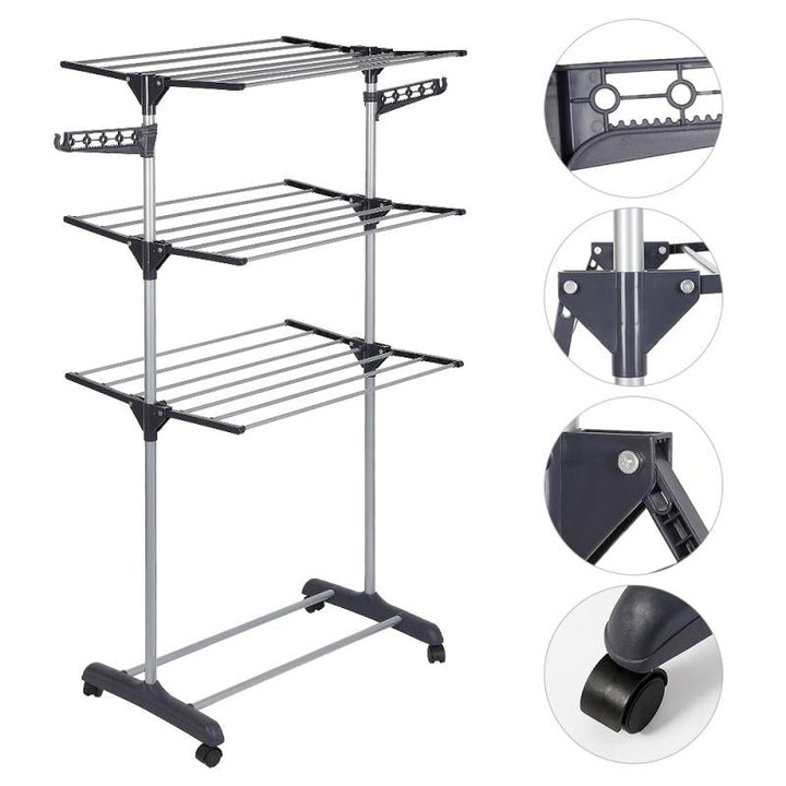 FoldaSkantoe Multi-Layer Klestativ Henger Rack | Skanto