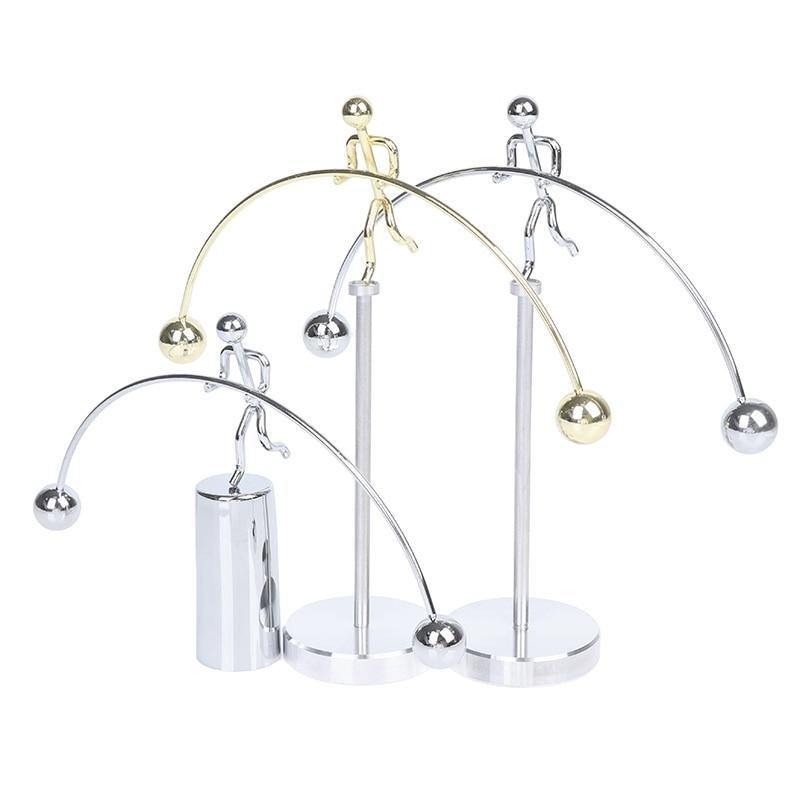 Rustfritt stål pendulum-modell kreativ kinetisk skrivebordsdekor | Skanto