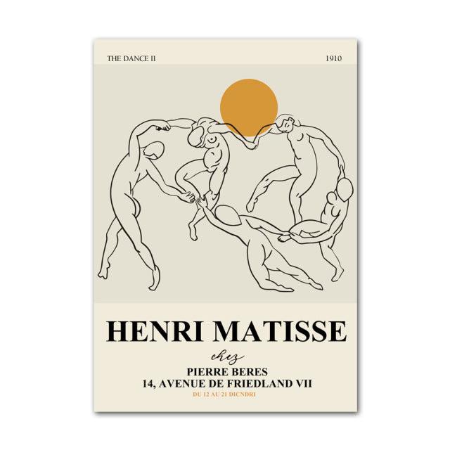 Skanto | Henri Matisse Picasso Abstrakt Lerret