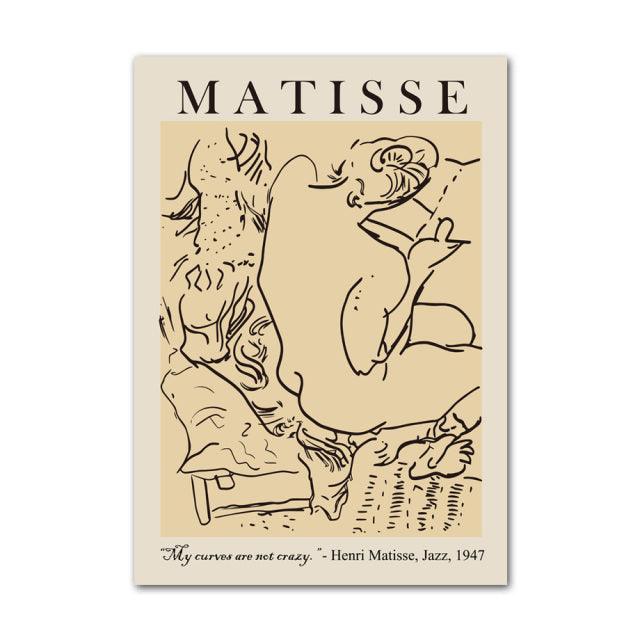 Skanto | Henri Matisse Picasso Abstrakt Lerret