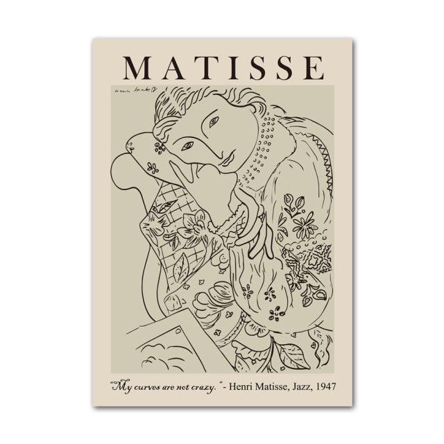 Skanto | Henri Matisse Picasso Abstrakt Lerret