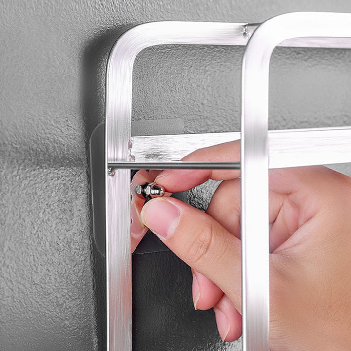 Skanto | 10 Stykker Heavy Duty Punch-Free Gjennomsiktige Klebende Kroker